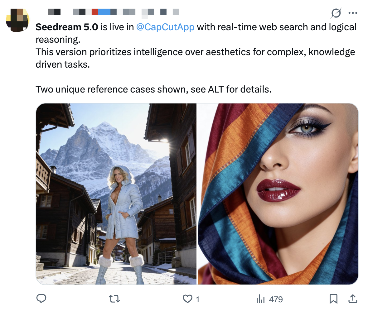 刚刚，Seedream 5.0预览版上线！字节又一新模型