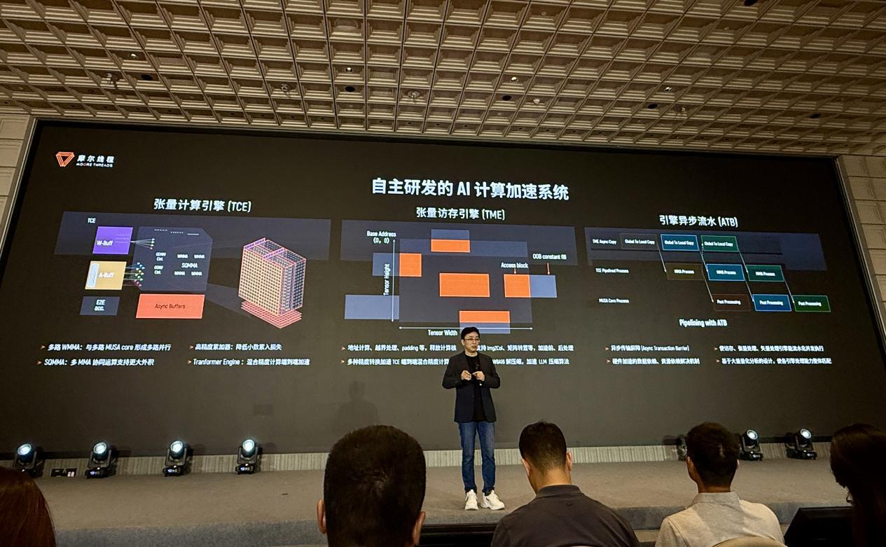 摩尔线程技术分享日干货！打造“AI超级工厂”、原生支持FP8、DeepSeek R1推理加速150%