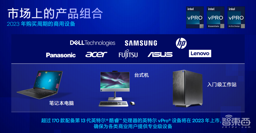 基于13代酷睿处理器的英特尔vPro正式发布,安全性和稳定性成杀手锏
