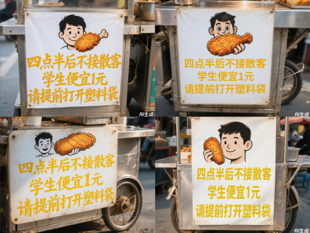 “鸡排哥”的走红名场面,腾讯混元图像都整明白了