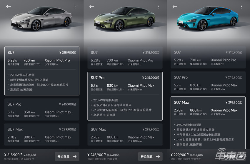 小米SU7明日提车!股价一度暴涨16%,现在下单要等8个月