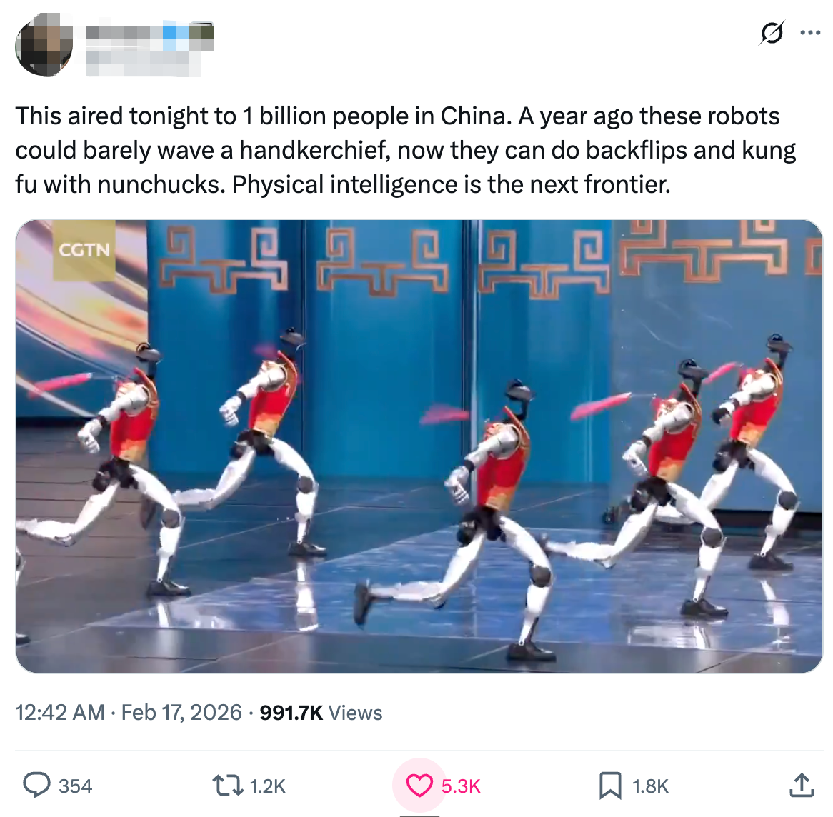 外网爆火、国人刷屏：今年春晚的机器人顶流，为什么还是宇树？