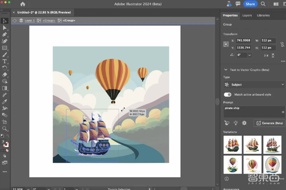 在PS里一秒生成图像素材!Adobe甩出三大AI模型,100多项AI能力炸场