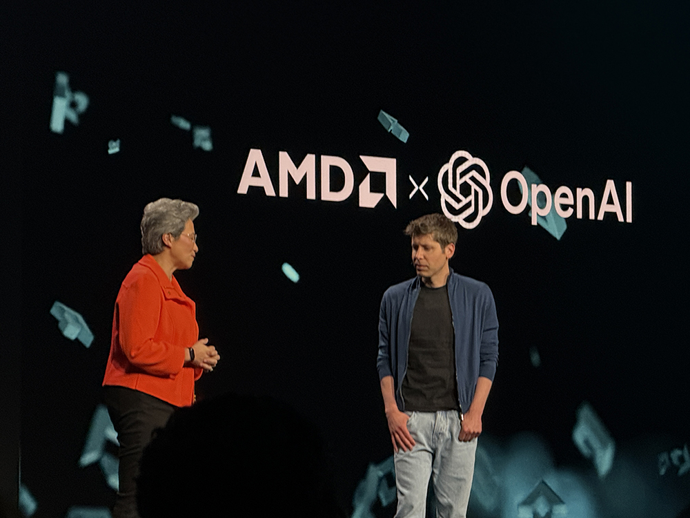 AMD甩出最猛两代AI芯片!全球首推432GB HBM4,OpenAI CEO现场夸