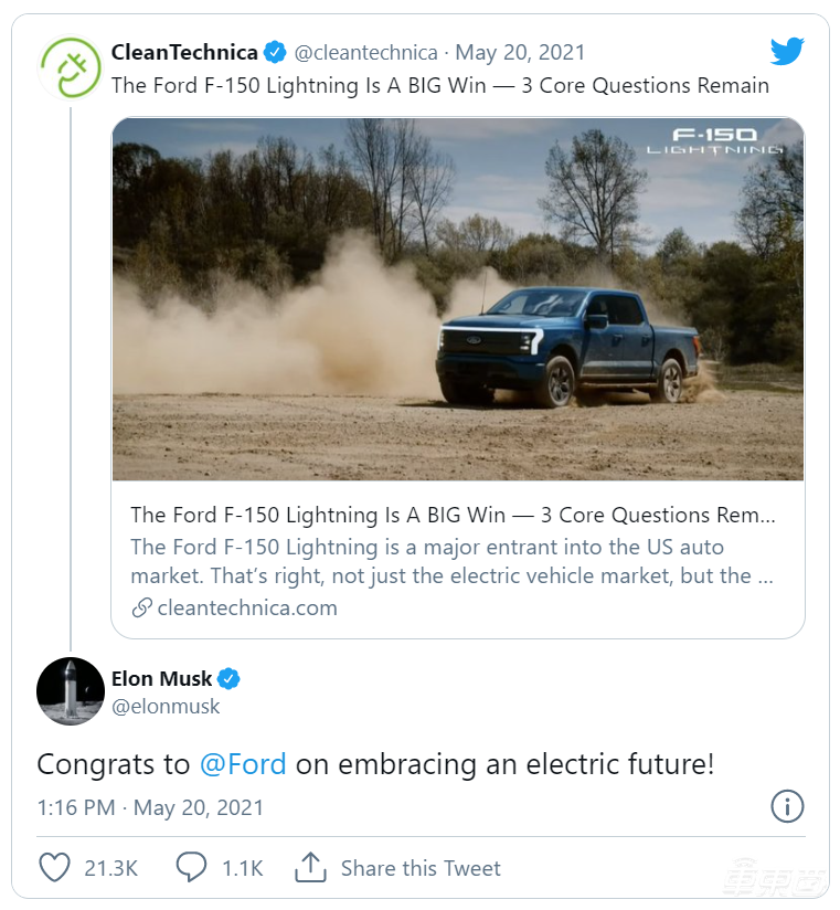 海外网友试驾纯电F150:加速快车身稳,操控好到不像皮卡