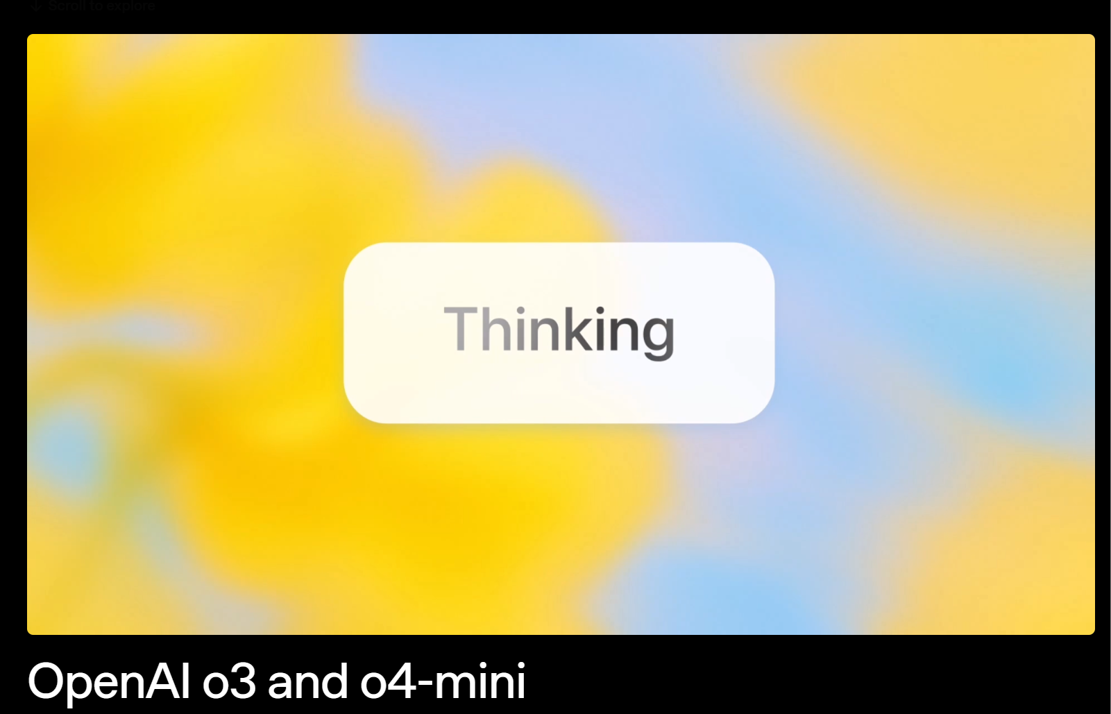 o3和o4-mini来了！OpenAI突破最强“看图思考”，开源AI编程神器，史上最大收购曝光