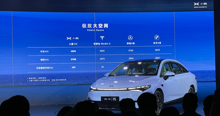 小鹏P5发布:一辆真能躺平的电动新车,首搭大疆系激光雷达