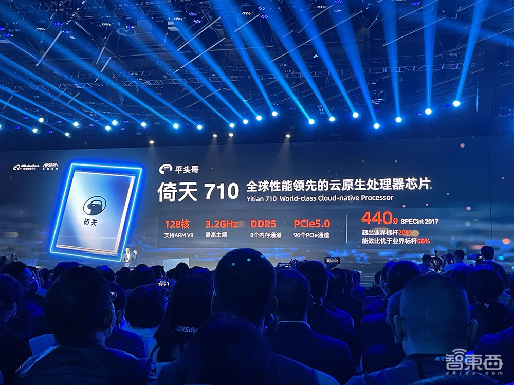 倚天出鞘!600亿晶体管,阿里服务器CPU来了,巨头造芯战升级