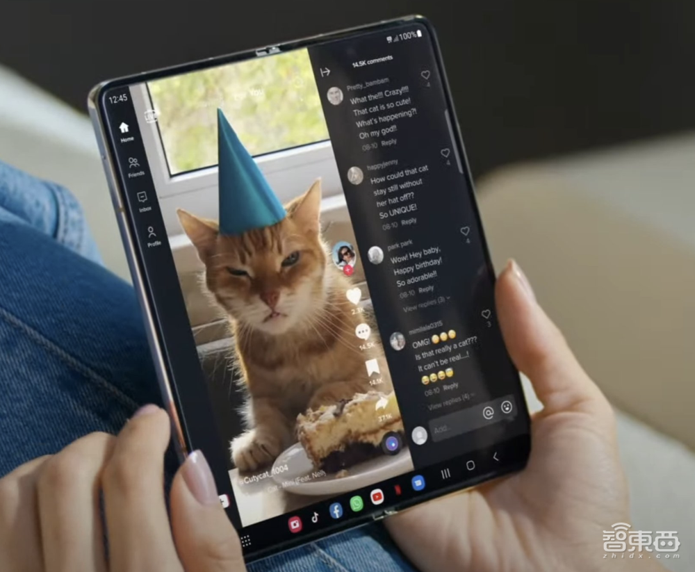 刚刚,三星折叠屏机皇发布,铰链屏幕更薄,TWS耳机学会“空间音频”