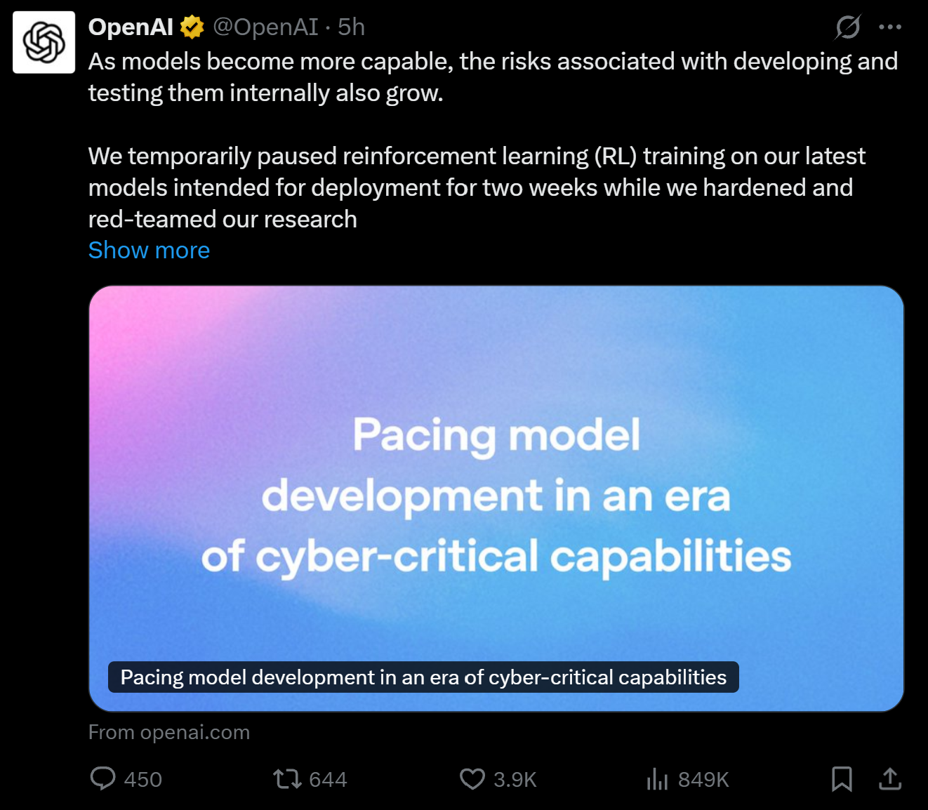 突发!OpenAI下一代模型Astra项目生变