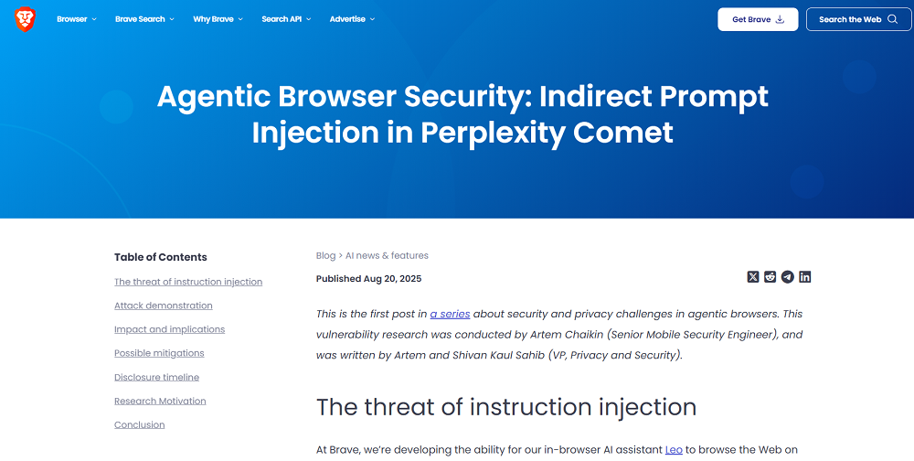 危！AI浏览器被曝大漏洞，用户邮箱验证码扒精光，盗号仅需150秒