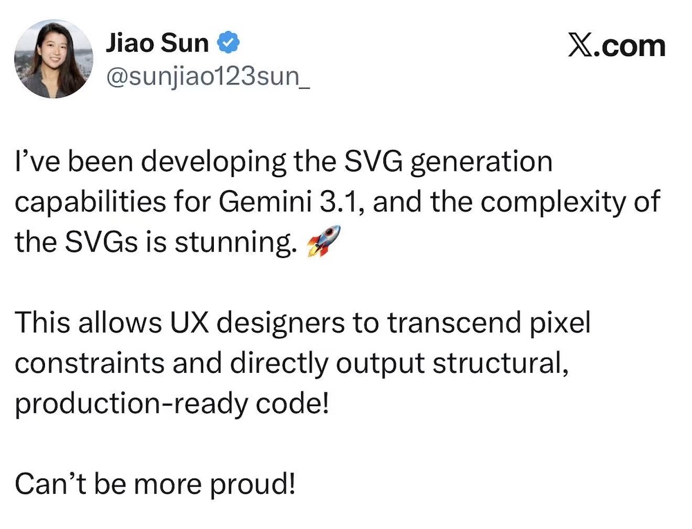 谷歌Gemini 3.1 Pro新王登场!一口气手搓Win11操作系统,造出模拟城市app,SVG效果绝了