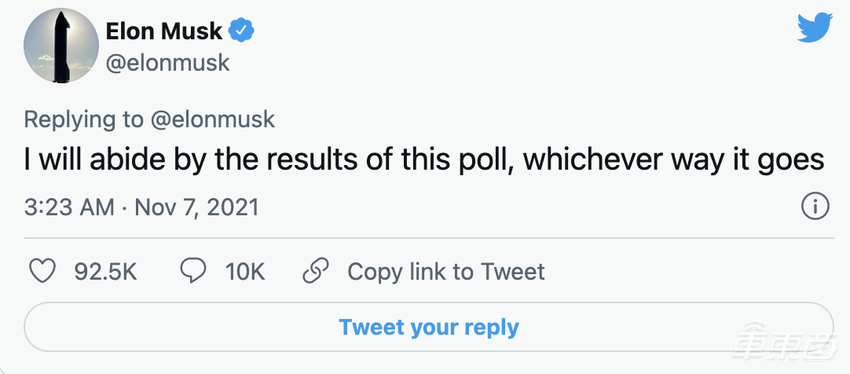 马斯克将抛售10%特斯拉股票！已完成一半，套现近百亿美元