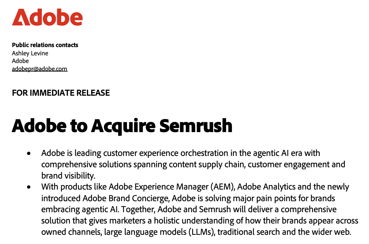 豪掷135亿！Adobe收购一家AI营销公司