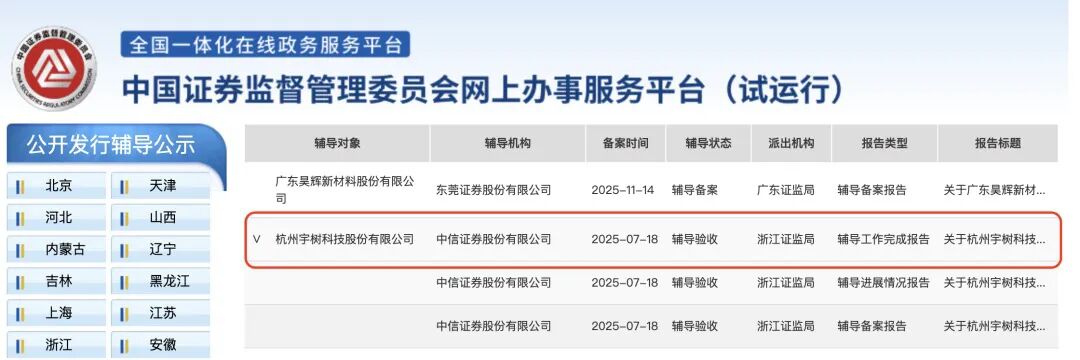 国产人形机器人第一股：IPO辅导完成！