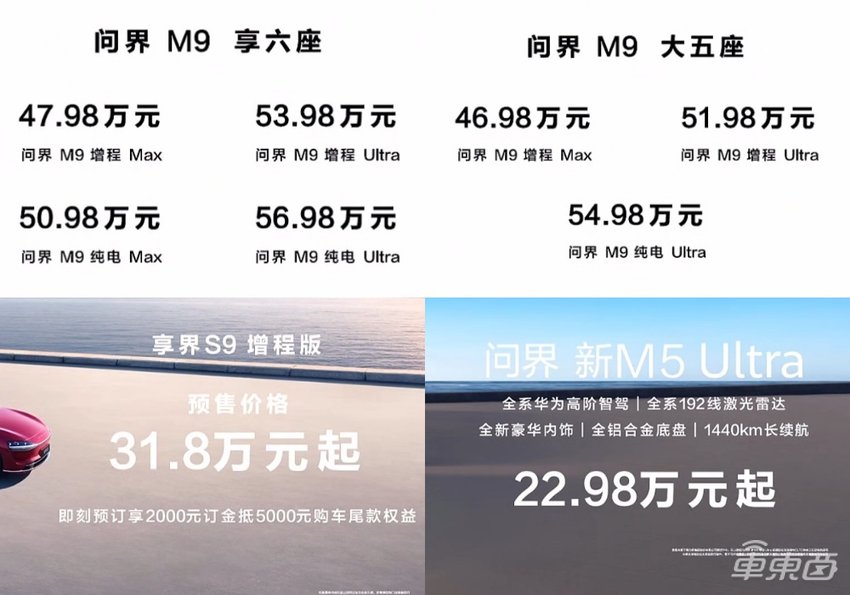 余承东出牌：智界牵手刘亦菲！一口气甩四款车，打满20～50万市场