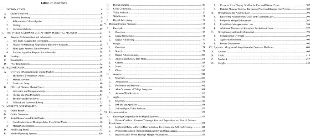 解密美国众议院449页反垄断调查报告,历时16个月,凭什么让谷歌苹果伏法?