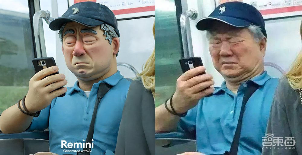 史上最丑AI生图爆火!成了赚钱好生意,Remini玩法解读
