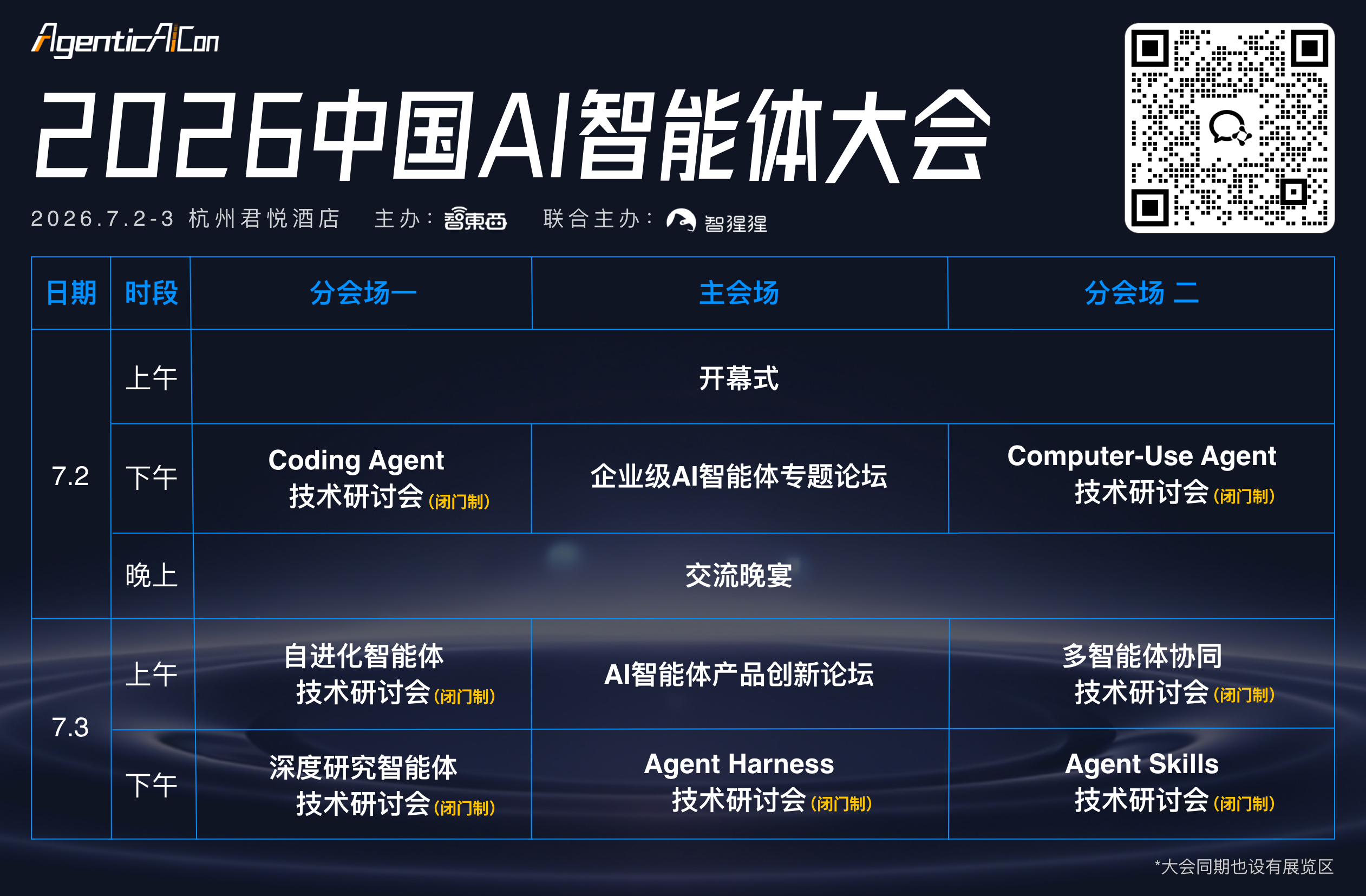 半壁江山都来了！龙虾Hermes后首场智能体大会两天议程公布，解构七大核心范式与AI生产力狂飙