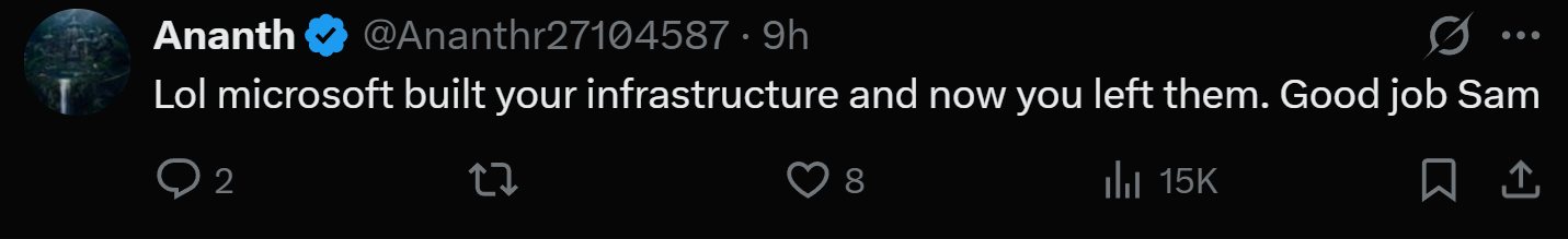 刚刚，OpenAI向所有云厂商开放了，微软不再独享