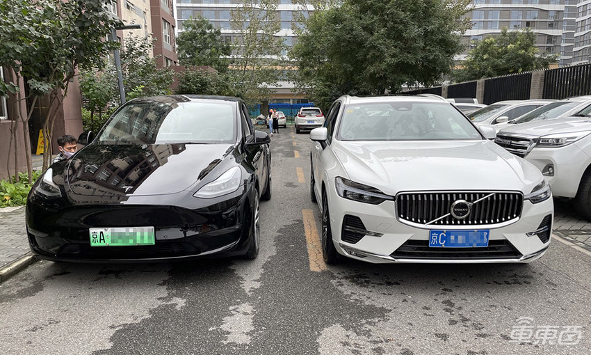 沃尔沃XC60对比特斯拉Model Y试驾,不同的优雅和智慧