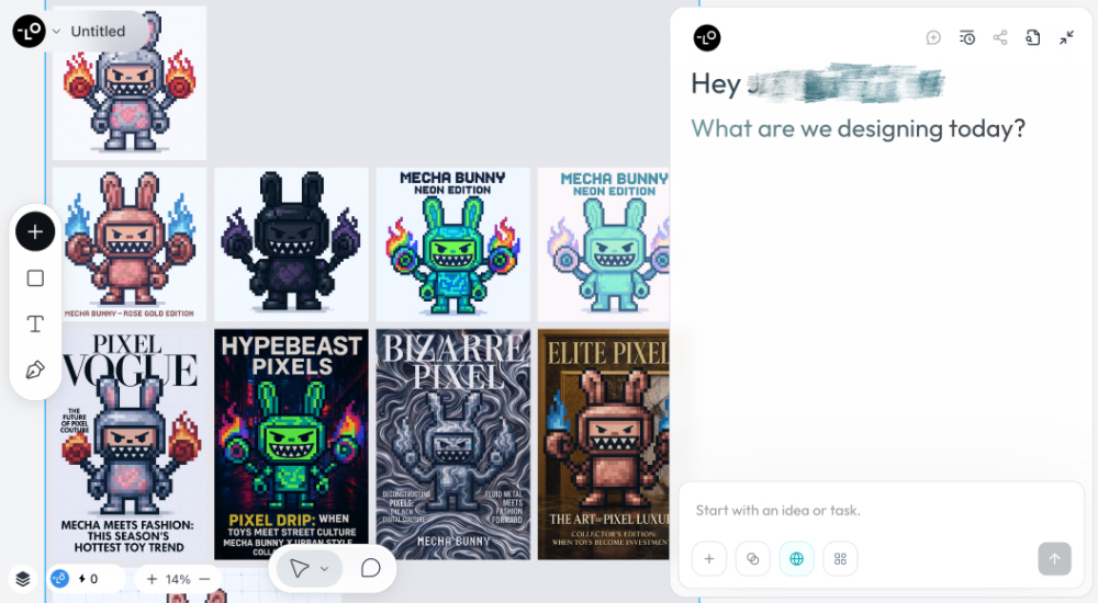 爆火智能体Lovart体验：30分钟搞定一个潮玩IP！设计师看了瑟瑟发抖