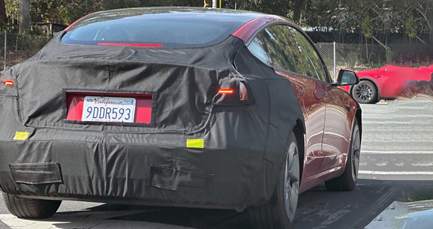 Model 3改款真车首曝!揭秘三大改变,最快下月投产