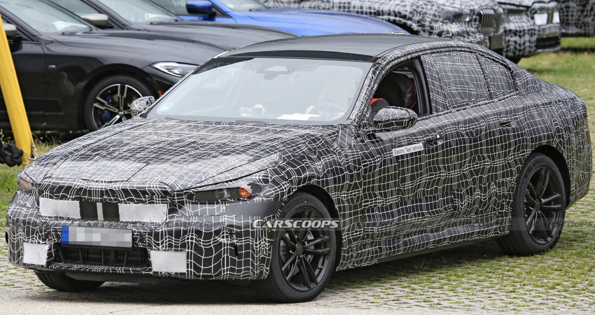 纯电宝马5系谍照曝光 或名为i5，最早2023年上市