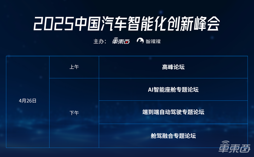 解构AI定义汽车新时代！2025上海车展汽车智能化峰会启动，长城汽车面壁智能大咖领衔首批嘉宾