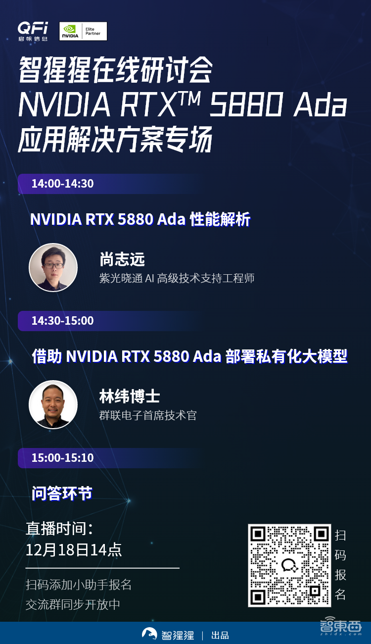 NVIDIA RTX™ 5880 Ada 性能解析与私有化大模型部署｜在线研讨会直播预告