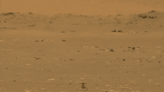 80秒飞100米!NASA火星直升机完成第三次试飞,比地球测试速度更快