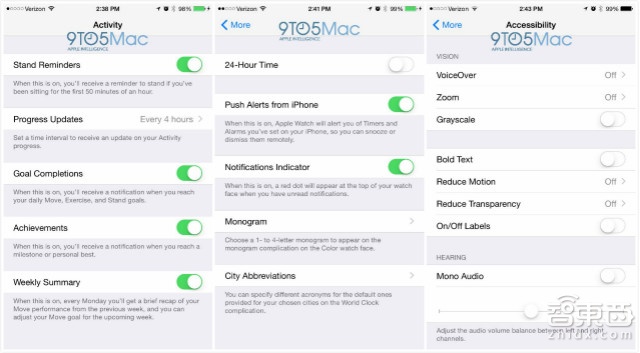 iOS客户端曝光 AppleWatch功能大起底