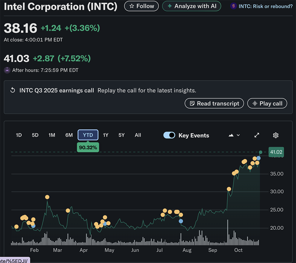 英特尔打破连续亏损!华人CEO扭转局势