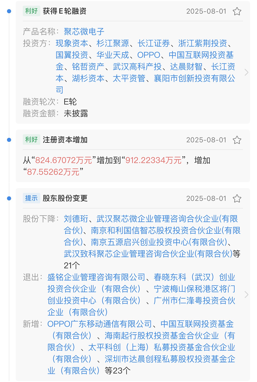 OPPO华为小米字节联手,投了家武汉芯片公司