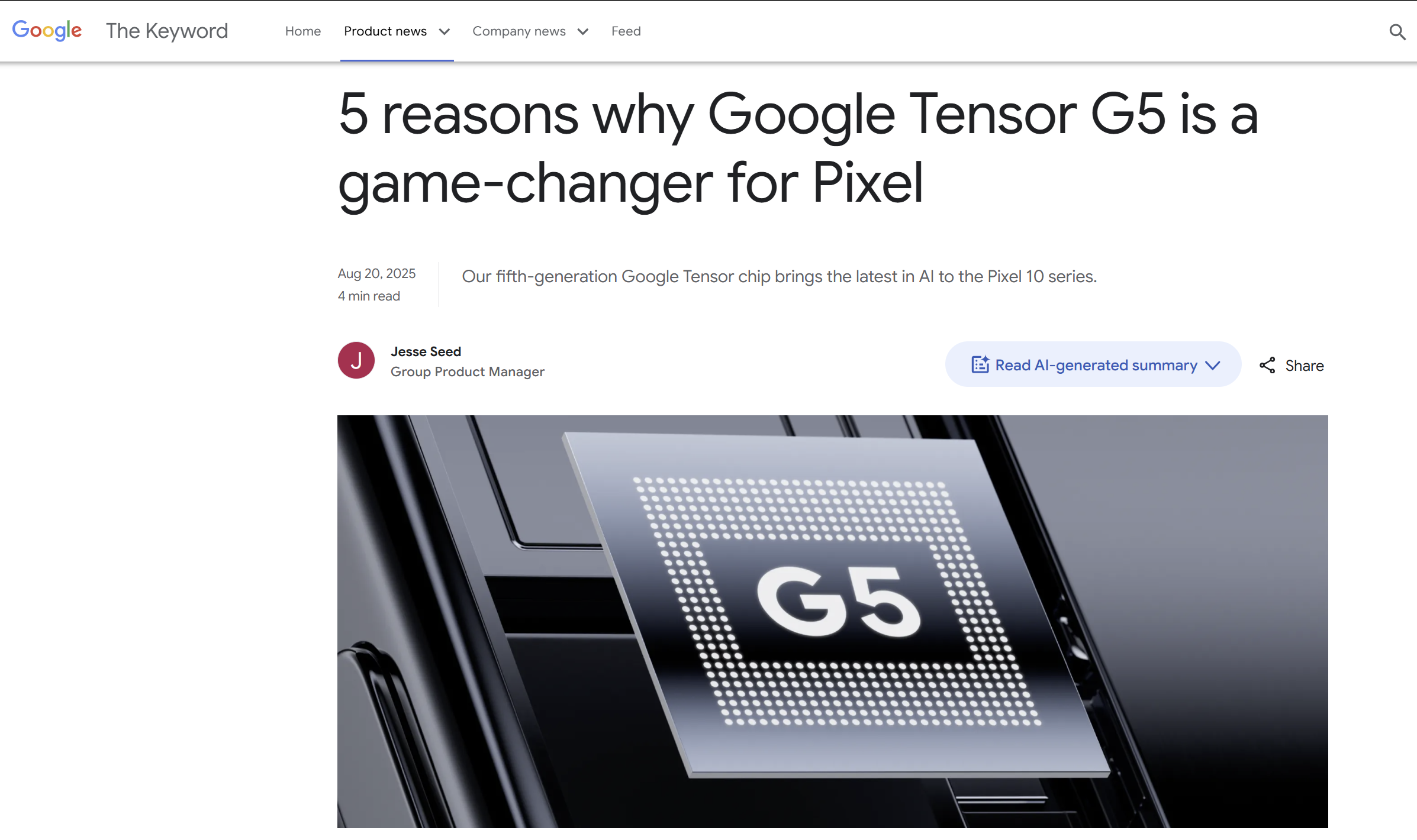 谷歌AI硬件全家桶爆更！买手机送AI，发3nm芯片、折叠屏，硬刚三星苹果