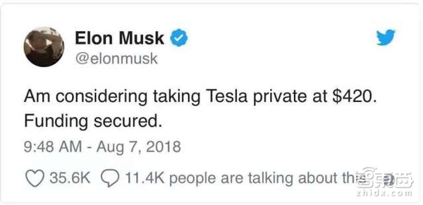 马斯克认怂!一条推文丢掉董事长职位,罚款两千万美元