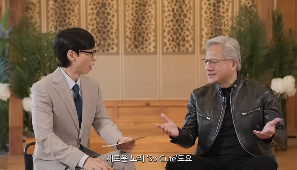 黄仁勋在韩国玩嗨了：送亲签5090，上综艺跳舞，喊话逢低买入