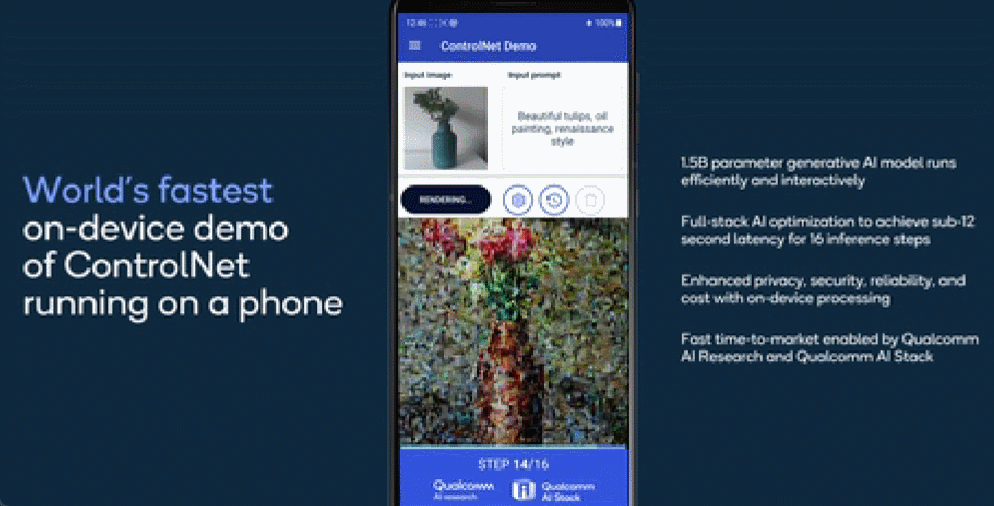 手机玩Stable Diffusion 15秒出图？“混合AI”新未来已至