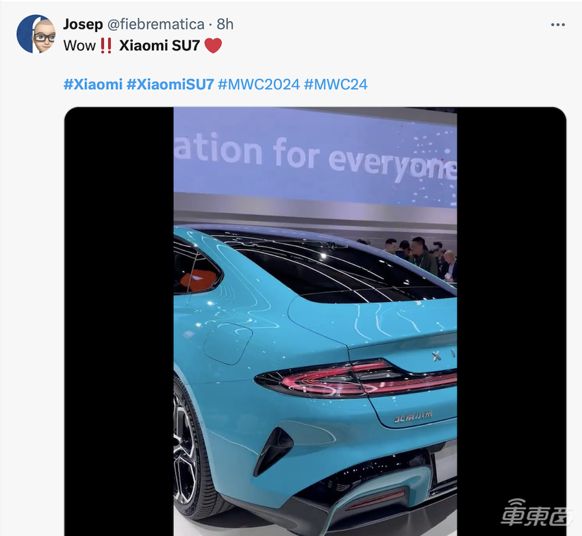 小米SU7海外首展引爆现场,展台一度限流!海外观众:好看,想开