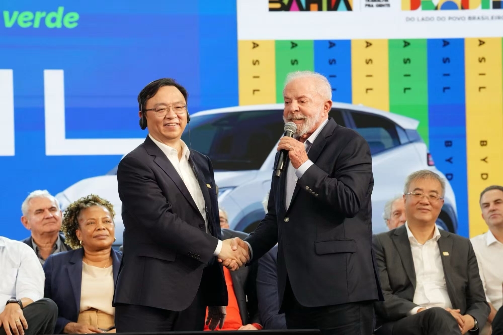 比亚迪第1400万辆新能源车在巴西工厂下线！连续两年成巴西新能源市场销冠