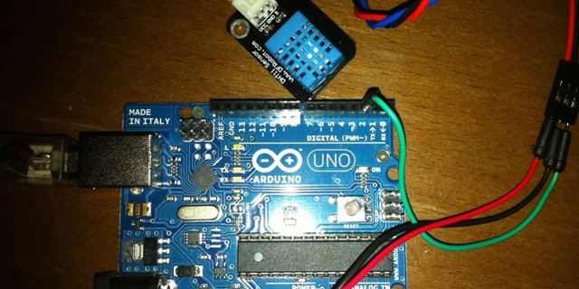 Arduino+DHT11监测室内温湿度