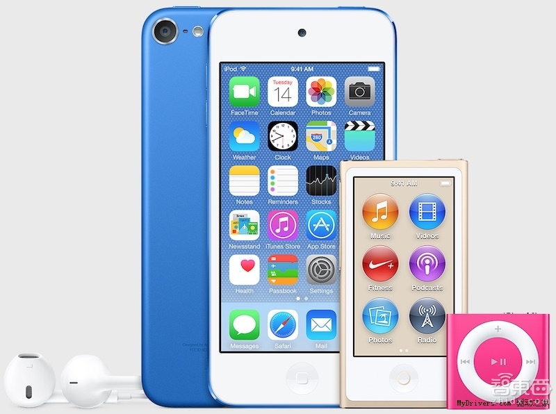 苹果Apple Music曝光新iPod：土豪金来袭？