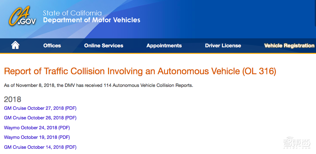 解读加州114起无人车事故 谷歌在路口蒙圈，通用竟成碰碰车！
