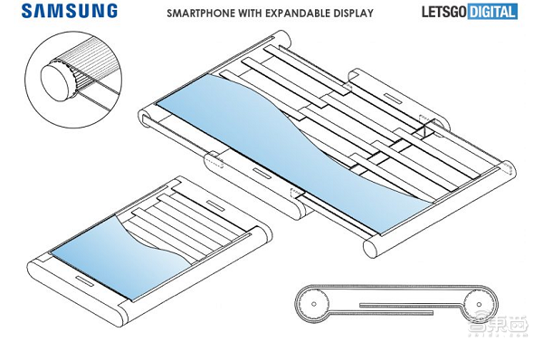 三星柔性屏新专利：手机两侧一拉 秒变平板