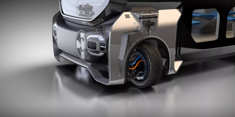 英国轮毂电机公司推新车轮方案 可360度转向让汽车横着开