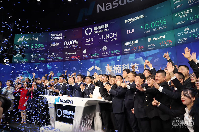 嘉楠科技登陆纳斯达克！首日高开40%后破发，成全球区块链&中国AI芯片第一股