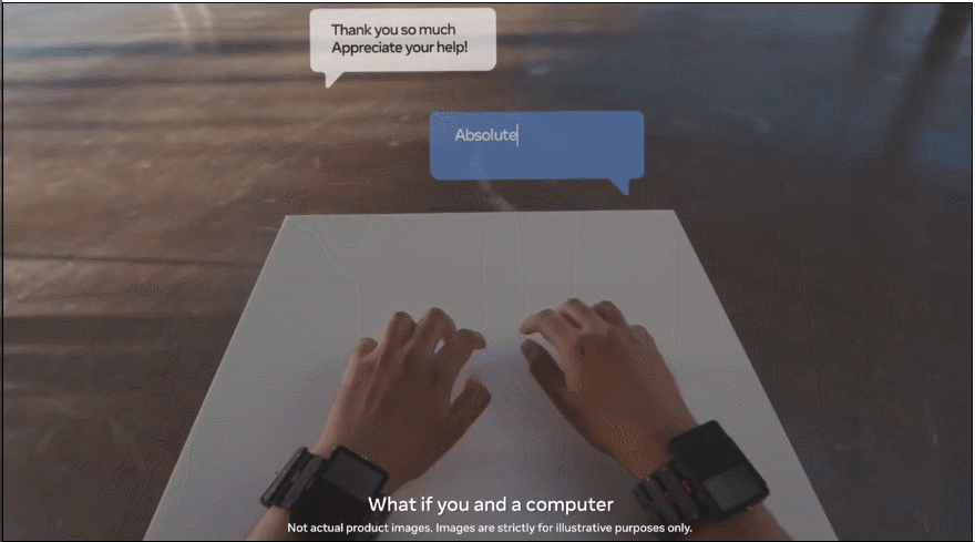 Facebook开发AR/VR触控手环，支持空中单击、无键盘打字