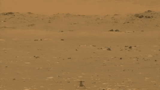 80秒飞100米！NASA火星直升机完成第三次试飞，比地球测试速度更快