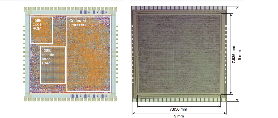Arm塑料芯片登Nature！0.8μm，首款柔性原生32位微处理器