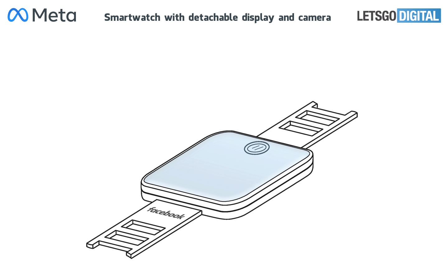Meta首款智能手表专利公布！配多颗摄像头+可拆卸显示屏，预计今年上线
